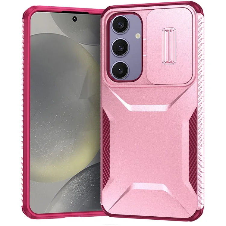 For Samsung Galaxy S24 FE Case Camshield TPU+PC Phone Cover Non-Slip Side Edge