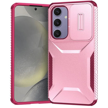 For Samsung Galaxy S24 FE Case Camshield TPU+PC Phone Cover Non-Slip Side Edge