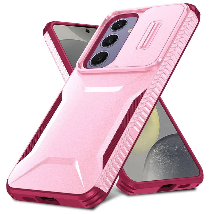 For Samsung Galaxy S24 FE Case Camshield TPU+PC Phone Cover Non-Slip Side Edge