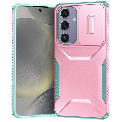For Samsung Galaxy S24 FE Case Camshield TPU+PC Phone Cover Non-Slip Side Edge