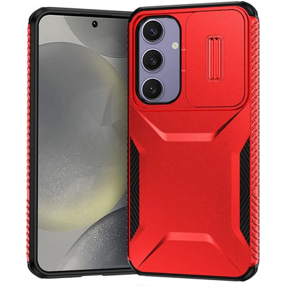 For Samsung Galaxy S24 FE Case Camshield TPU+PC Phone Cover Non-Slip Side Edge