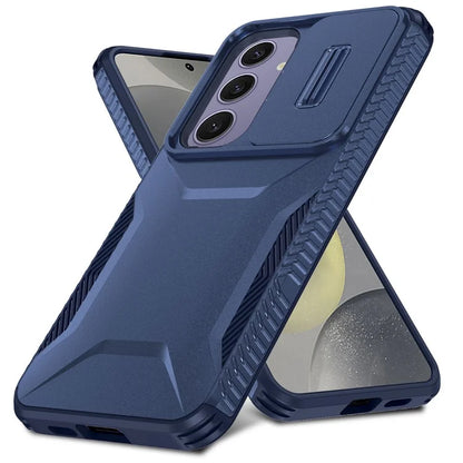 For Samsung Galaxy S24 FE Case Camshield TPU+PC Phone Cover Non-Slip Side Edge