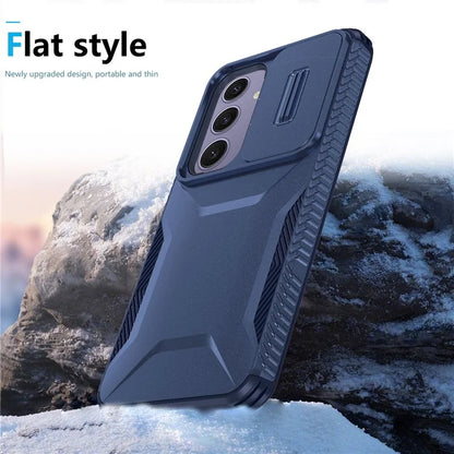 For Samsung Galaxy S24 FE Case Camshield TPU+PC Phone Cover Non-Slip Side Edge