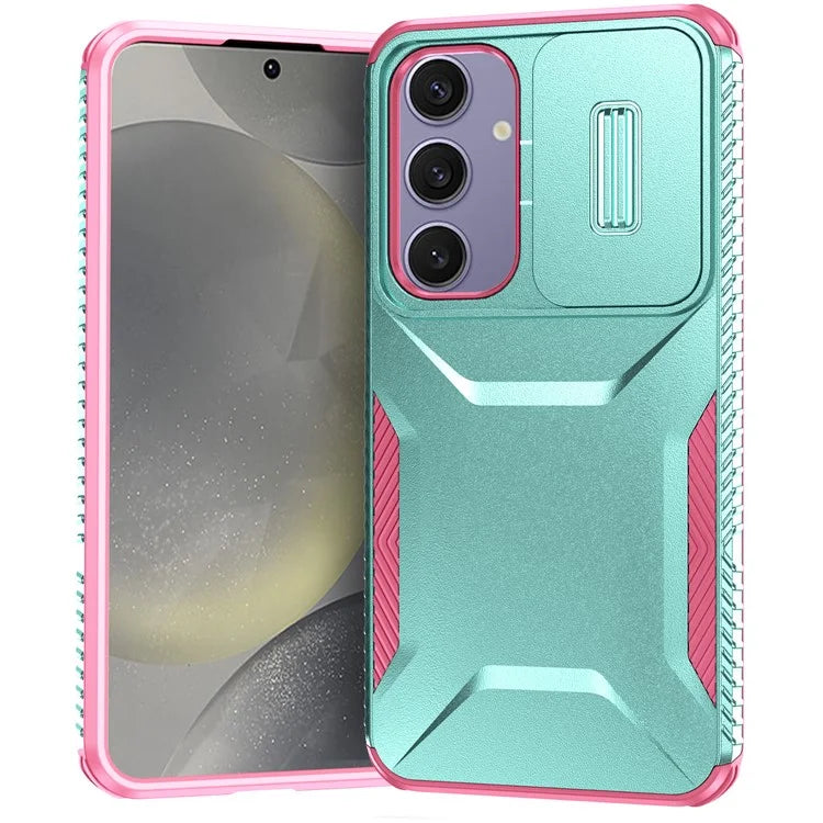 For Samsung Galaxy S24 FE Case Camshield TPU+PC Phone Cover Non-Slip Side Edge
