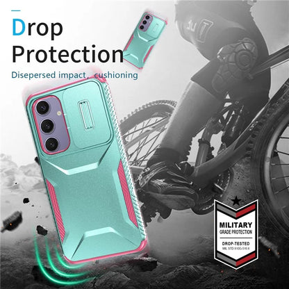 For Samsung Galaxy S24 FE Case Camshield TPU+PC Phone Cover Non-Slip Side Edge