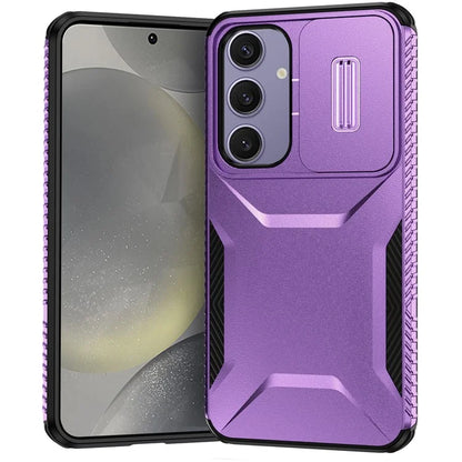 For Samsung Galaxy S24 FE Case Camshield TPU+PC Phone Cover Non-Slip Side Edge