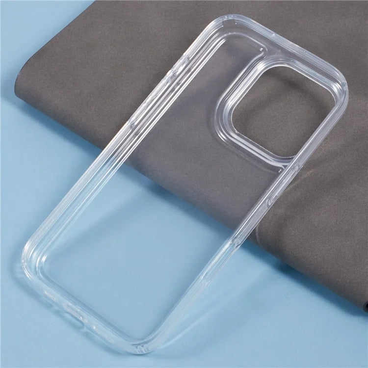 For iPhone 16 Pro Case Reinforced Corners TPU Clear Phone Cover