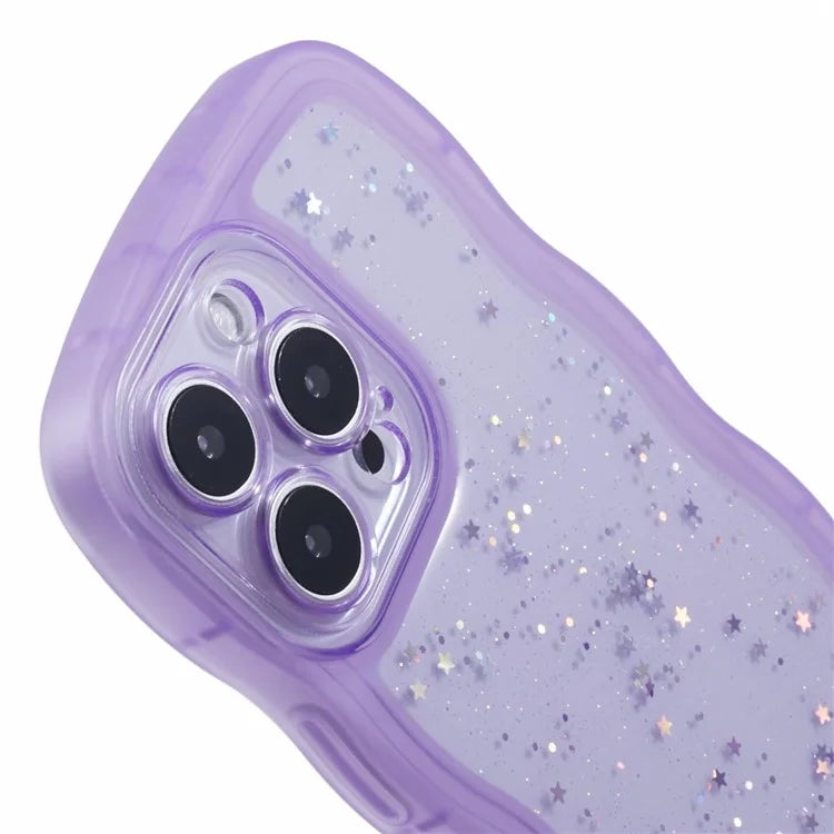 JTW Series for iPhone 16 Pro Max TPU Case Shockproof Epoxy Phone Cover Wavy Edge