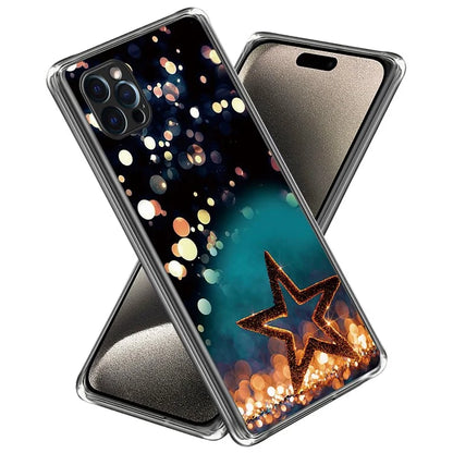 For iPhone 16 Pro Case Pattern Printed Shockproof TPU Phone Cover