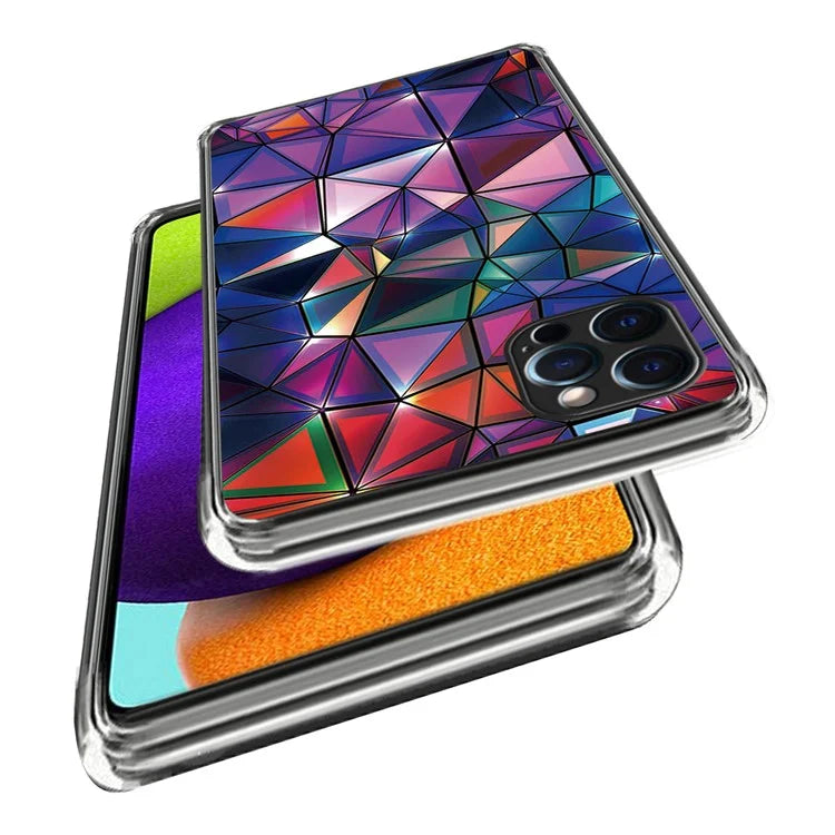 For iPhone 16 Pro Case Pattern Printed Shockproof TPU Phone Cover
