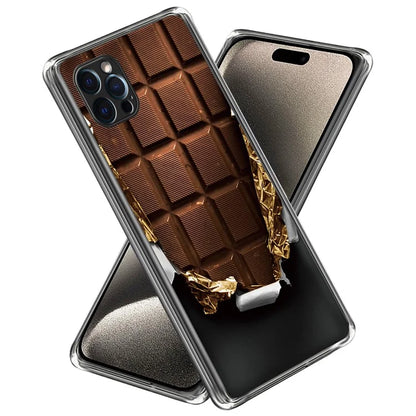 For iPhone 16 Pro Case Pattern Printed Shockproof TPU Phone Cover