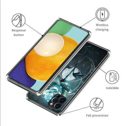 For iPhone 16 Pro Case Pattern Printed Shockproof TPU Phone Cover