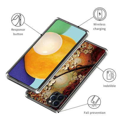For iPhone 16 Pro Case Pattern Printed Shockproof TPU Phone Cover