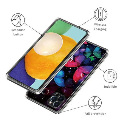 For iPhone 16 Pro Case Pattern Printed Shockproof TPU Phone Cover