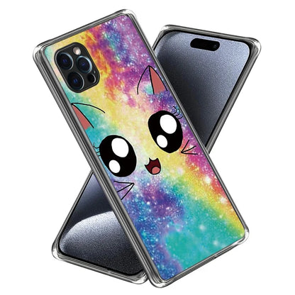 For iPhone 16 Pro Case Pattern Printed Shockproof TPU Phone Cover