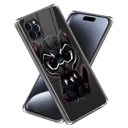 For iPhone 16 Pro Case Pattern Printed Shockproof TPU Phone Cover