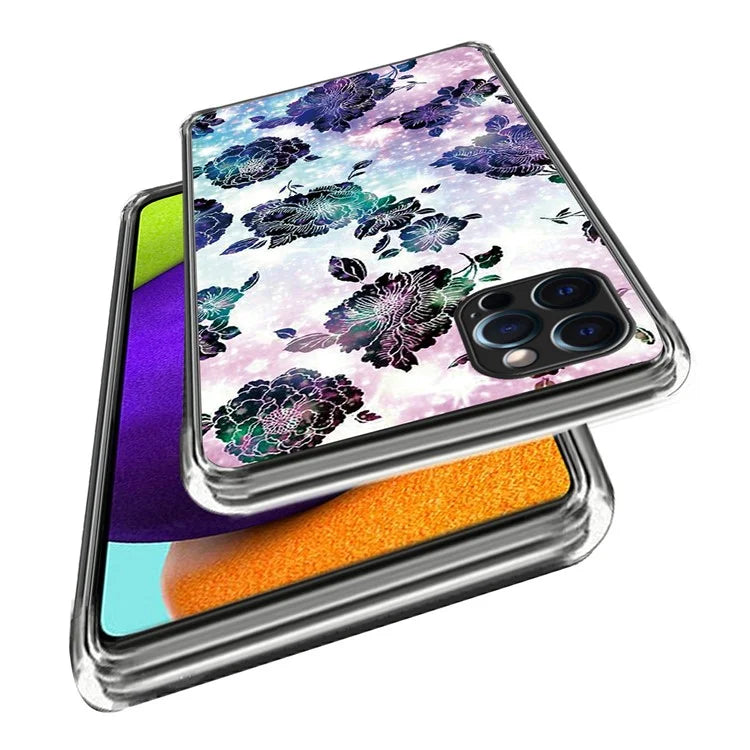 For iPhone 16 Pro Case Pattern Printed Shockproof TPU Phone Cover