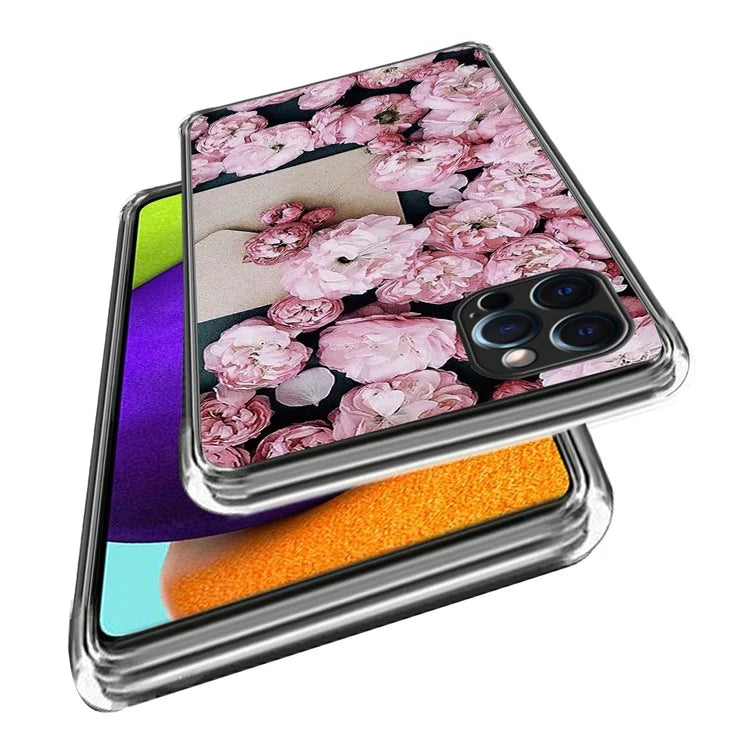 For iPhone 16 Pro Case Pattern Printed Shockproof TPU Phone Cover