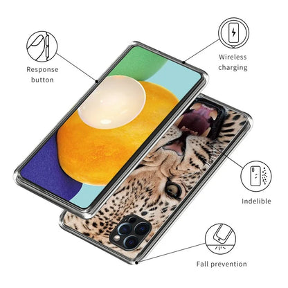 For iPhone 16 Pro Case Pattern Printed Shockproof TPU Phone Cover