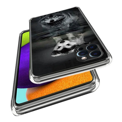 For iPhone 16 Pro Case Pattern Printed Shockproof TPU Phone Cover