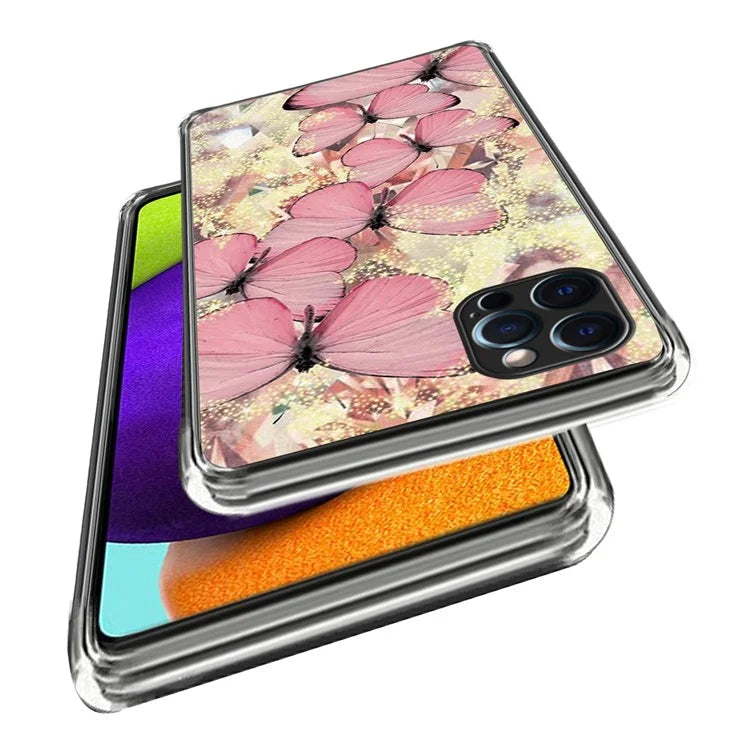 For iPhone 16 Pro Case Pattern Printed Shockproof TPU Phone Cover