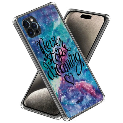 For iPhone 16 Pro Case Pattern Printed Shockproof TPU Phone Cover
