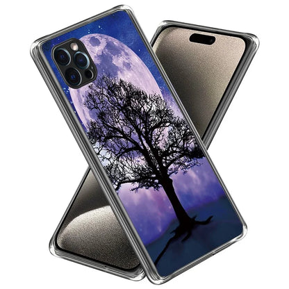 For iPhone 16 Pro Case Pattern Printed Shockproof TPU Phone Cover