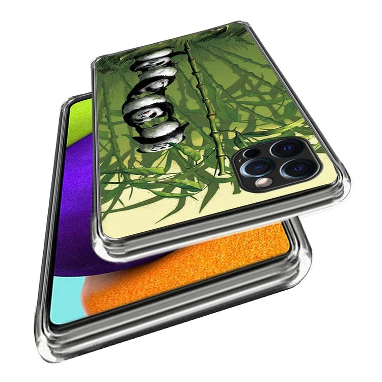 For iPhone 16 Pro Case Pattern Printed Shockproof TPU Phone Cover