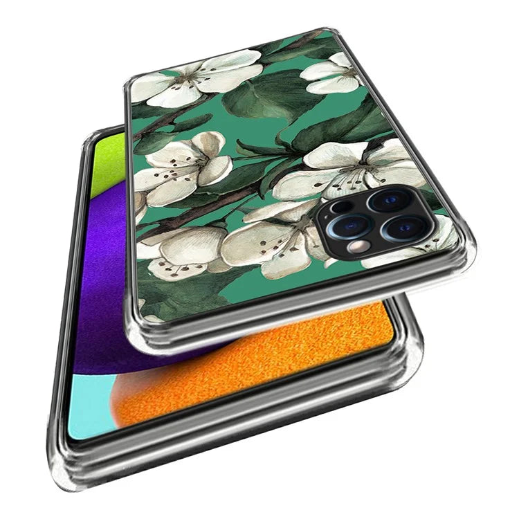 For iPhone 16 Pro Case Pattern Printed Shockproof TPU Phone Cover