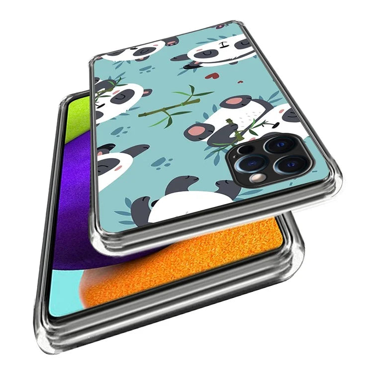 For iPhone 16 Pro Case Pattern Printed Shockproof TPU Phone Cover