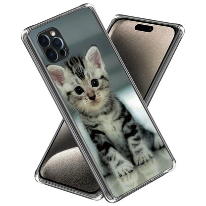 For iPhone 16 Pro Case Pattern Printed Shockproof TPU Phone Cover