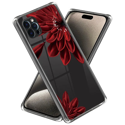 For iPhone 16 Pro Case Pattern Printed Shockproof TPU Phone Cover