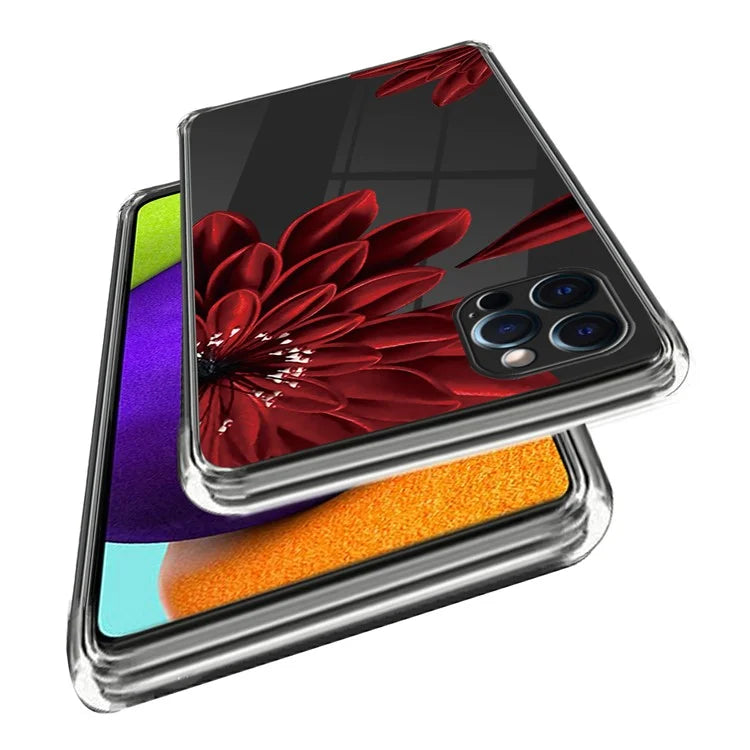 For iPhone 16 Pro Case Pattern Printed Shockproof TPU Phone Cover