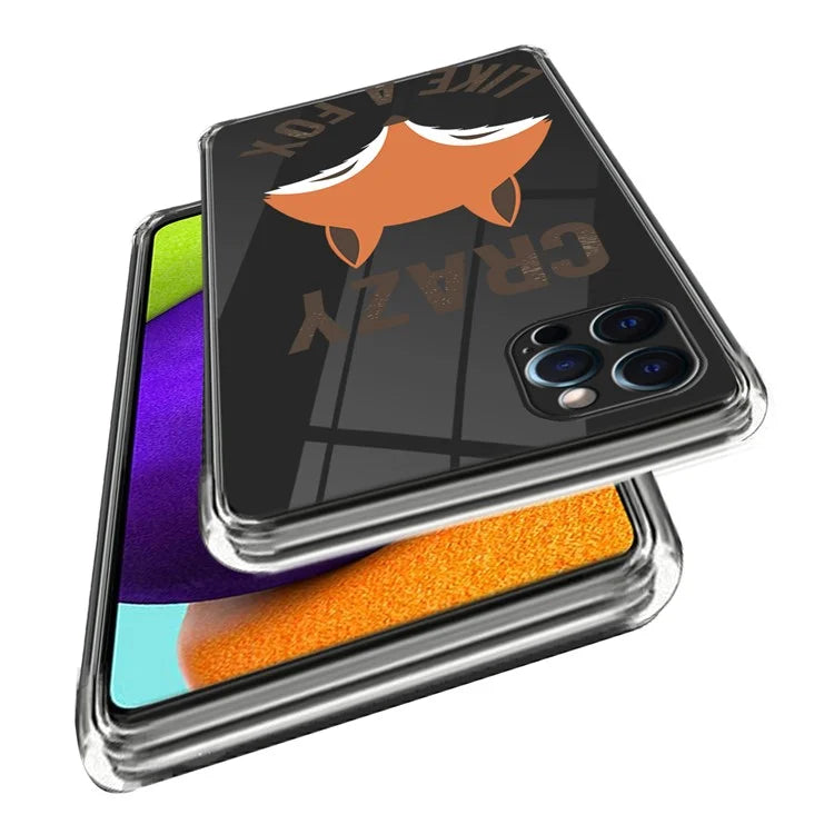 For iPhone 16 Pro Case Pattern Printed Shockproof TPU Phone Cover