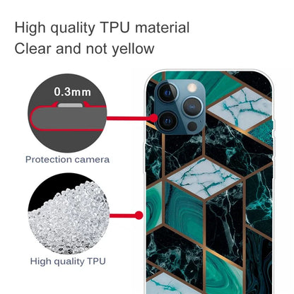 For iPhone 16 Pro Max Case Abstract Marble Pattern Printing TPU Phone Cover