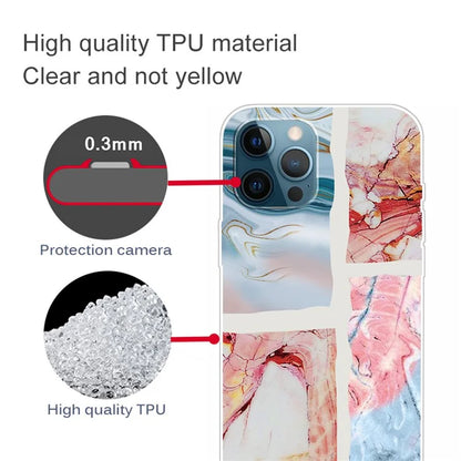 For iPhone 16 Pro Max Case Abstract Marble Pattern Printing TPU Phone Cover