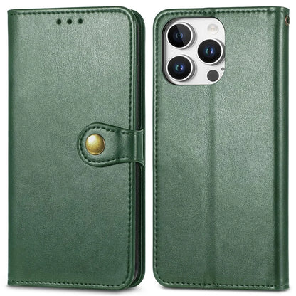 For iPhone 16 Pro Case Leather Phone Case Wallet Stand Cover with Wrist Strap
