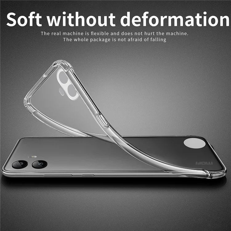 MOFI For Nothing CMF Phone 1 Case Anti-Scratch Clear Soft TPU Phone Cover