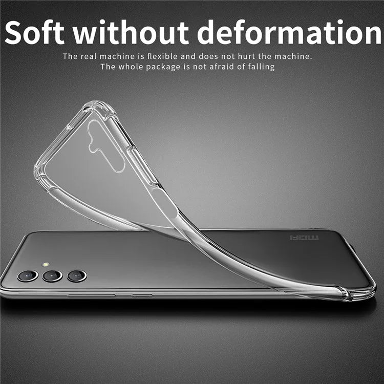 MOFI For Samsung Galaxy A16 5G Case Anti-Scratch Clear Soft TPU Phone Cover