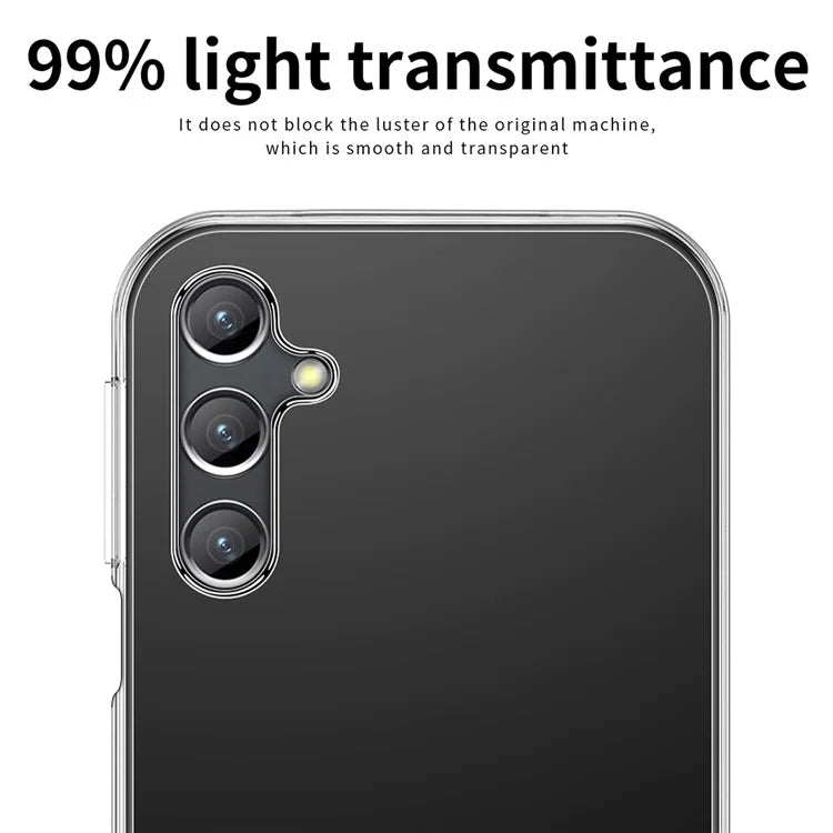 MOFI For Samsung Galaxy A16 5G Case Anti-Scratch Clear Soft TPU Phone Cover