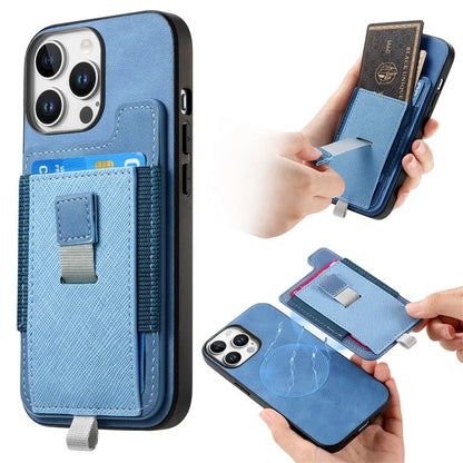 For iPhone 16 Pro Max Skin-Touch Case Leather+TPU Detachable Phone Case with Card Bag