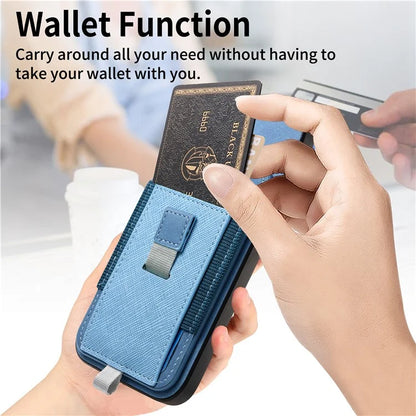 For iPhone 16 Pro Max Skin-Touch Case Leather+TPU Detachable Phone Case with Card Bag