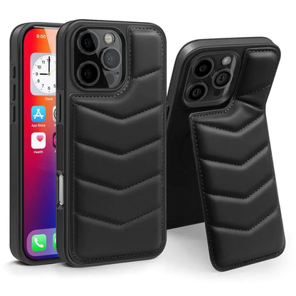 For iPhone 16 Pro Max Case Compatible with MagSafe RFID Blocking Card Slot Leather Back Cover