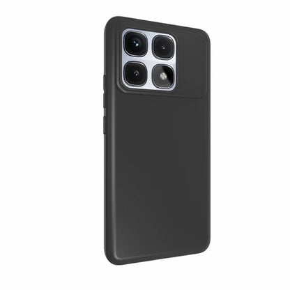 10Pcs / Pack For Xiaomi Redmi K70 Ultra Case Anti-Fingerprint Soft TPU Protective Cover - Black