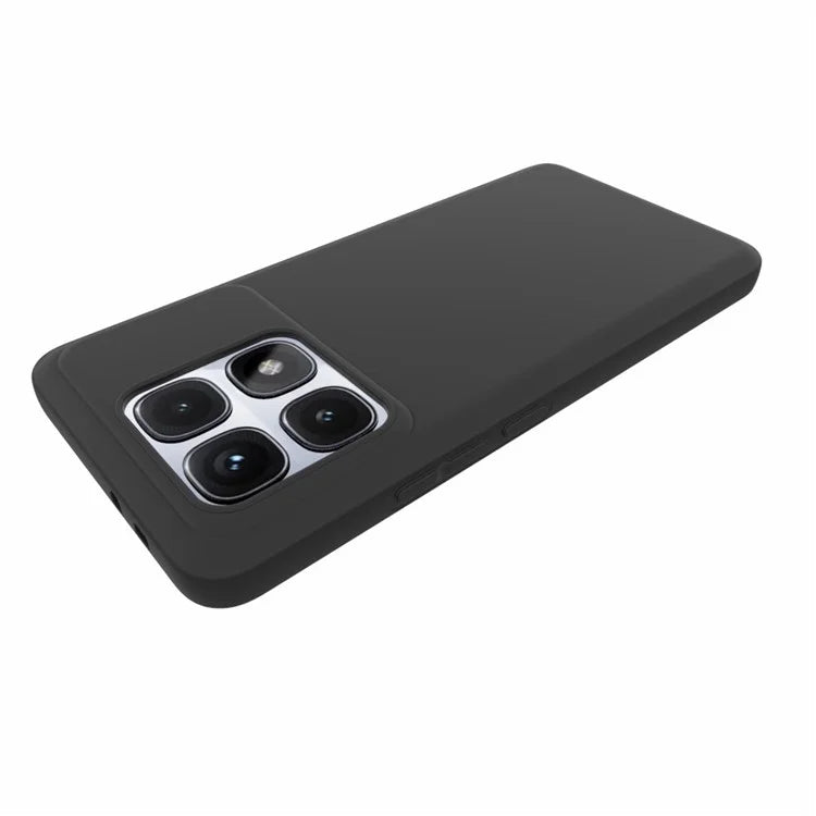 10Pcs / Pack For Xiaomi Redmi K70 Ultra Case Anti-Fingerprint Soft TPU Protective Cover - Black