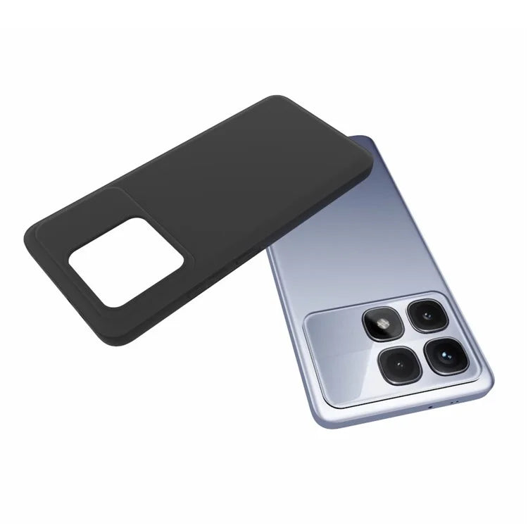 10Pcs / Pack For Xiaomi Redmi K70 Ultra Case Anti-Fingerprint Soft TPU Protective Cover - Black
