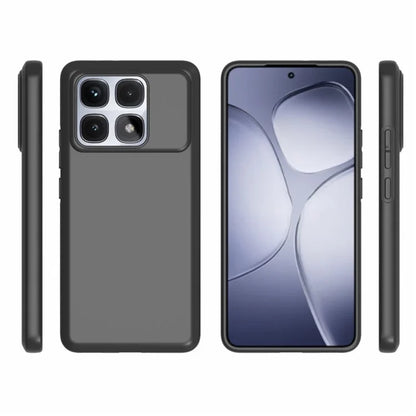 10Pcs / Pack For Xiaomi Redmi K70 Ultra Case Anti-Fingerprint Soft TPU Protective Cover - Black