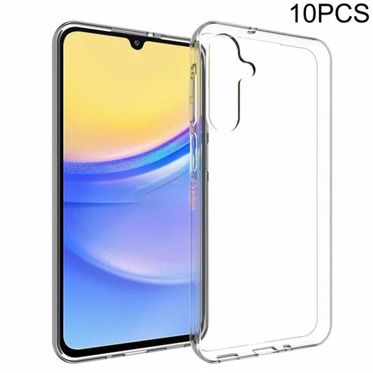 10Pcs / Pack For Samsung Galaxy A16 5G Clear Case Watermark-Free TPU Protective Cover