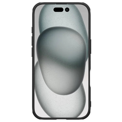 NILLKIN Frosted Shield Pro for iPhone 16 Case Compatible with MagSafe PC+TPU Phone Cover, Black