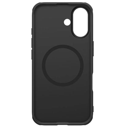 NILLKIN Frosted Shield Pro for iPhone 16 Case Compatible with MagSafe PC+TPU Phone Cover, Black